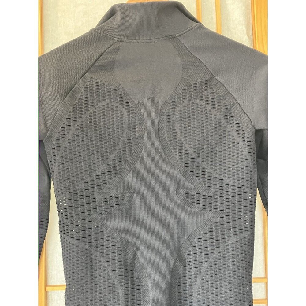 Fabletics Black Compression Fitted Full Zip Athletic Jacket XSmall, Running - Picture 6 of 7
